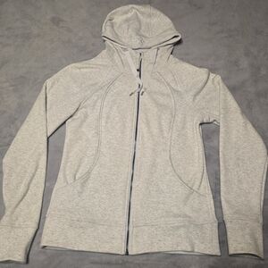 Women's Gray Zip-Up Hoodie
